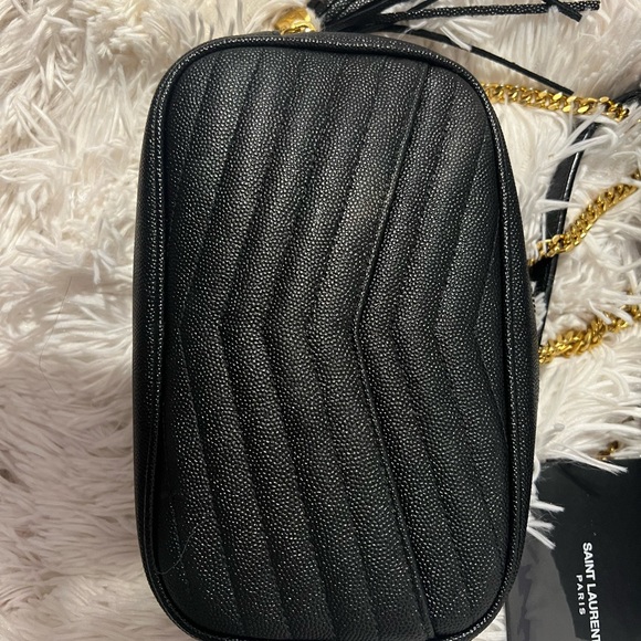 Black YSL Mini Lou Chain Bag - Picture 5 of 5